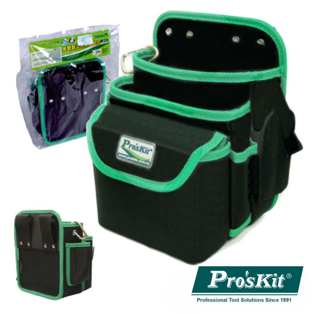 Bolsa De Cintura P/ Ferramentas Poliéster Proskit - NOVEDUC Equipamento Laboratório e Formação Profissional
