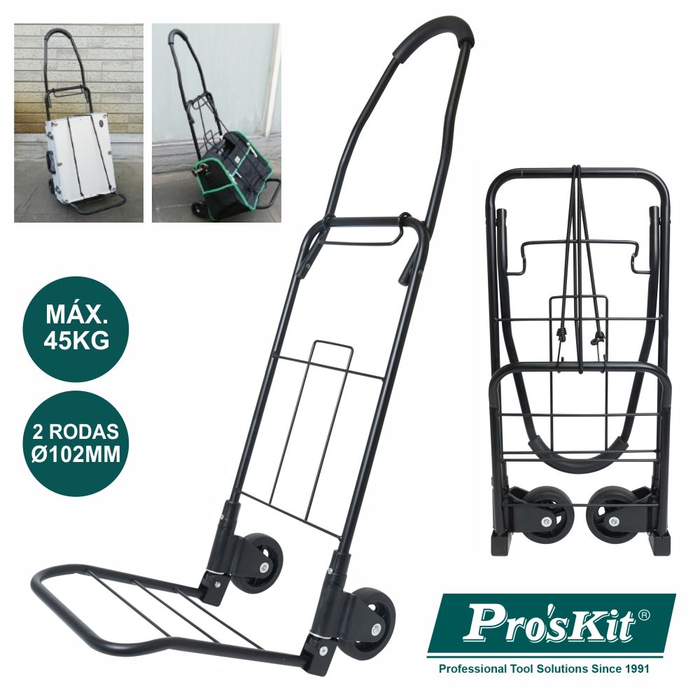 Carrinho P/ Transporte Multifunções Proskit - NOVEDUC Equipamento Laboratório e Formação Profissional