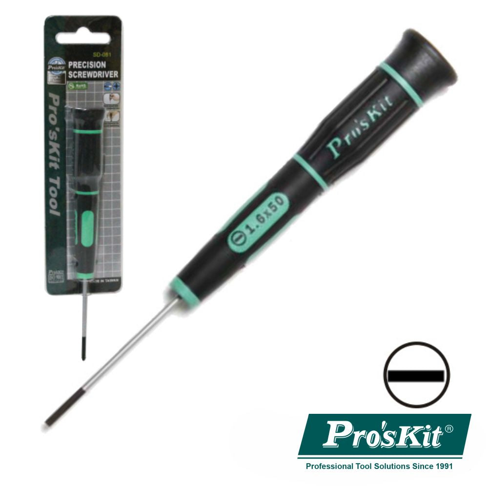 Chave De Fendas 1X50Mm De Precisão Proskit - NOVEDUC Equipamento Laboratório e Formação Profissional