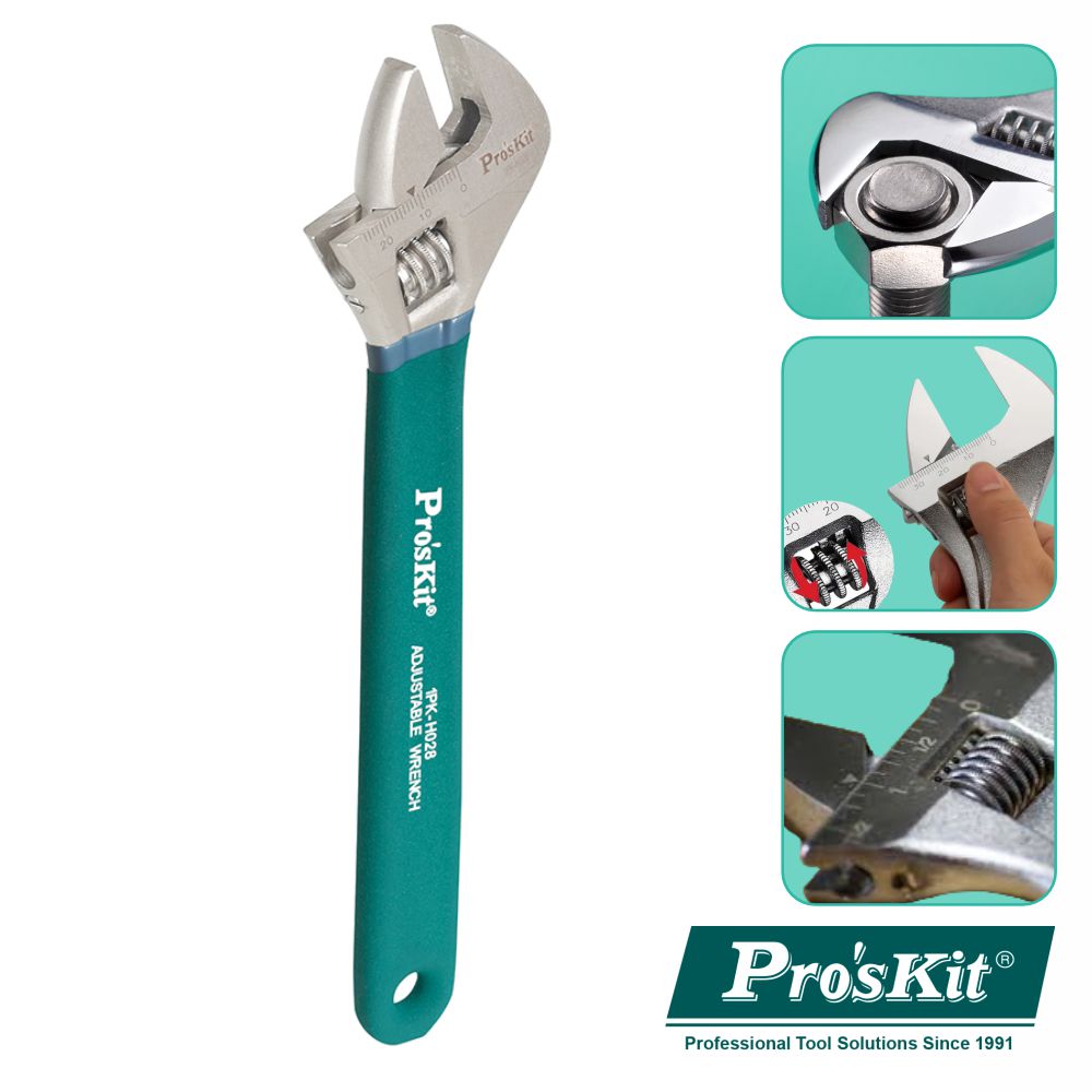 Chave Inglesa 200Mm Proskit - NOVEDUC Equipamento Laboratório e Formação Profissional