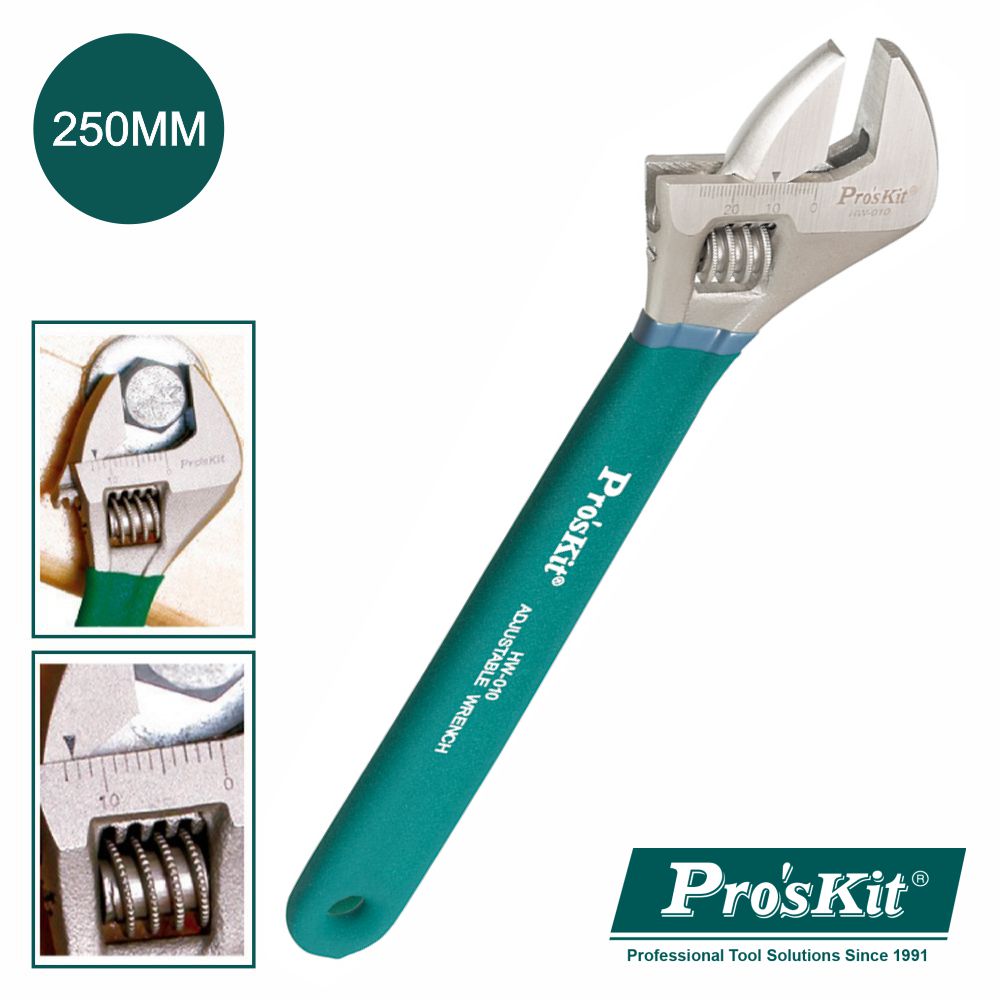 Chave Inglesa 250Mm Proskit - NOVEDUC Equipamento Laboratório e Formação Profissional