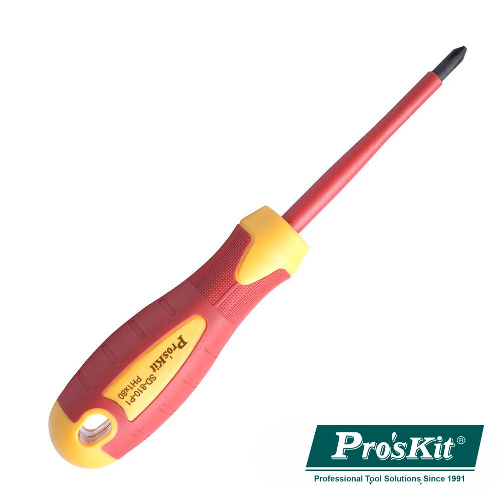 Chave Philips 4.5X80Mm Vde 1000V Proskit - NOVEDUC Equipamento Laboratório e Formação Profissional