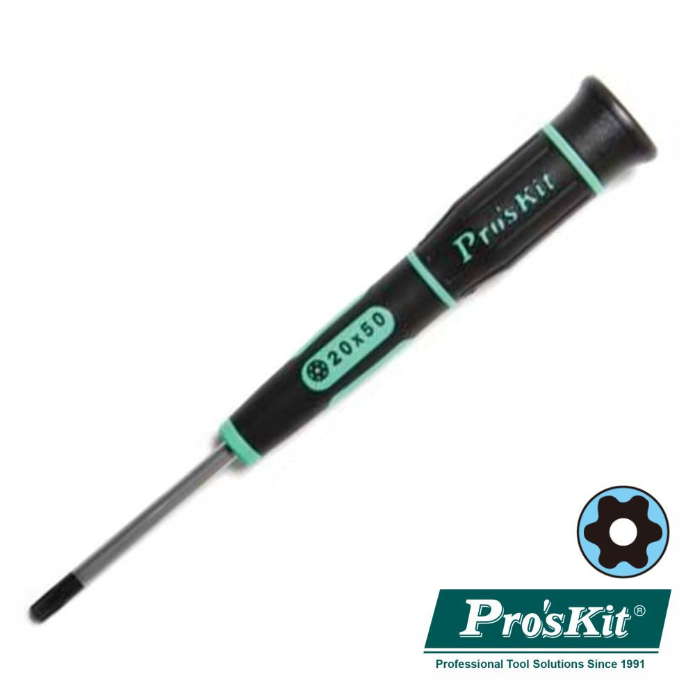 Chave Torx C/ Furo T20H De Precisão Proskit - NOVEDUC Equipamento Laboratório e Formação Profissional