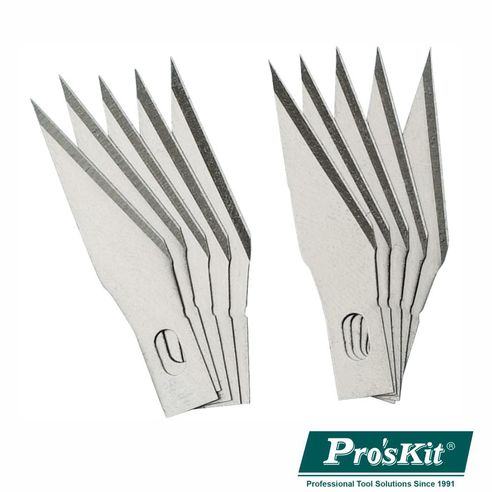 Conjunto 10 Lâminas P/ X-Ato Precisão Proskit - NOVEDUC Equipamento Laboratório e Formação Profissional