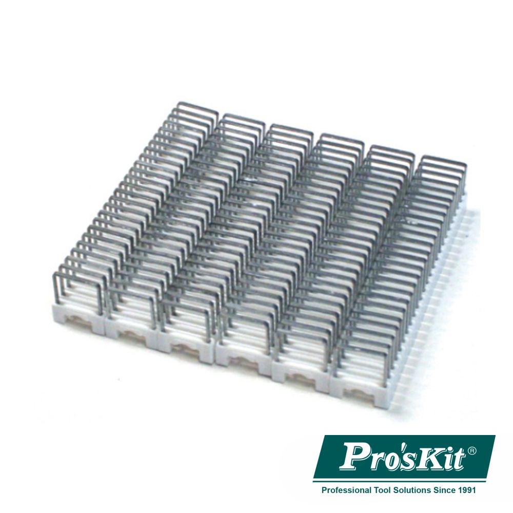 Conjunto De 200 Agrafos Proskit - NOVEDUC Equipamento Laboratório e Formação Profissional