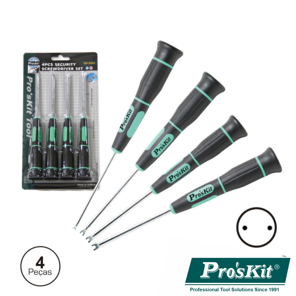 Conjunto De 4 Chaves De Segurança Proskit - NOVEDUC Equipamento Laboratório e Formação Profissional
