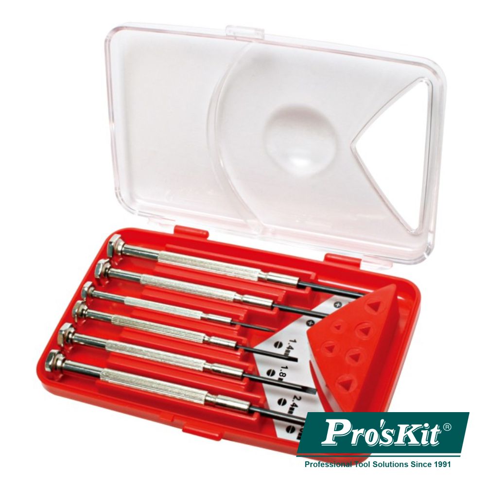 Conjunto De 6 Chaves De Precisão Proskit - NOVEDUC Equipamento Laboratório e Formação Profissional