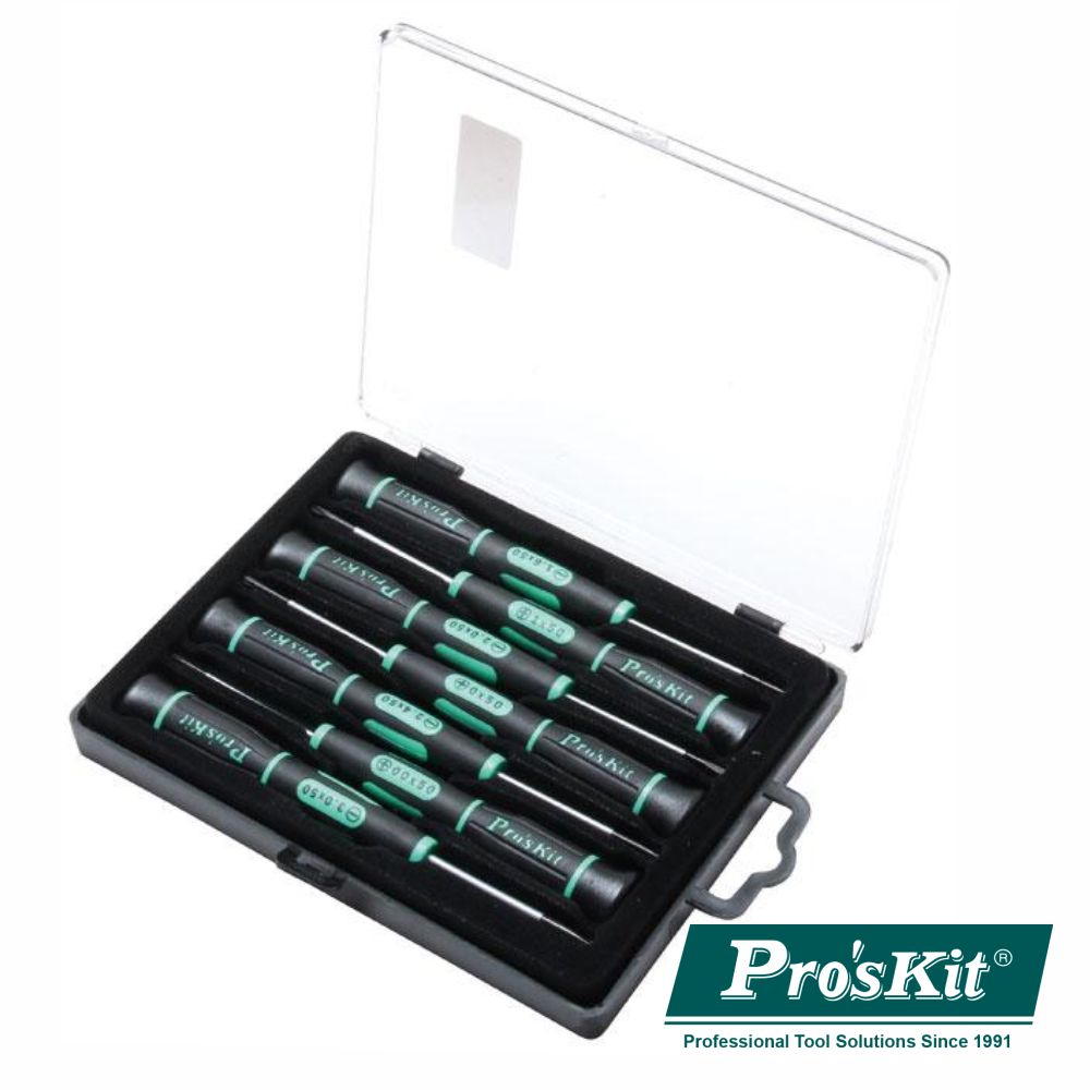 Conjunto De 7 Chaves De Precisão Proskit - NOVEDUC Equipamento Laboratório e Formação Profissional