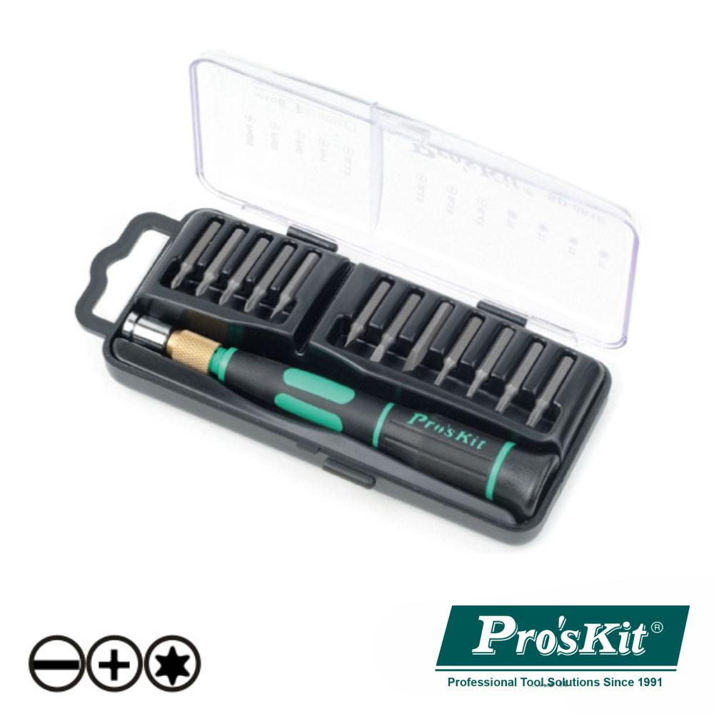 Conjunto De Chave C/ 12 Bits Proskit - NOVEDUC Equipamento Laboratório e Formação Profissional