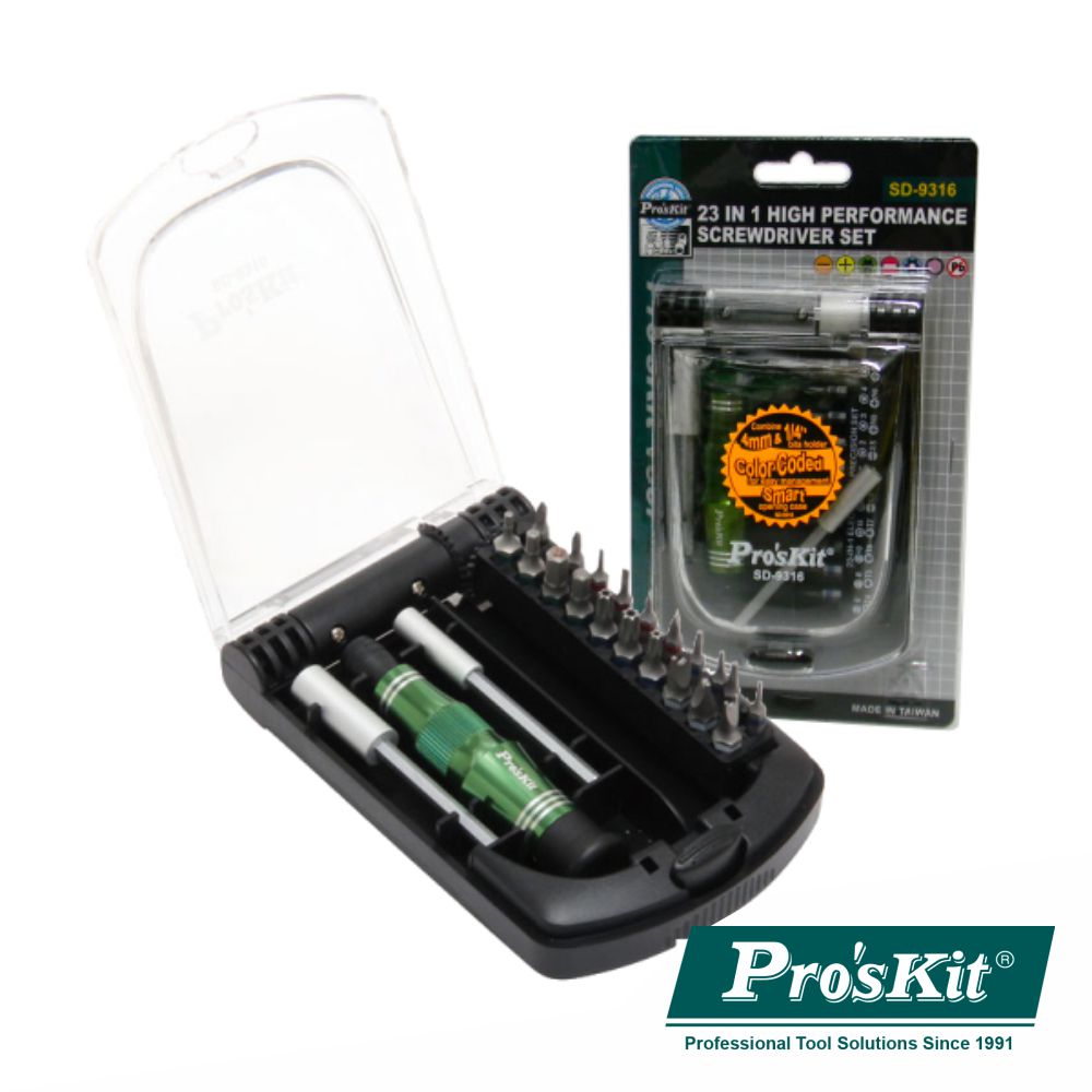 Conjunto De Chave C/ 20 Bits E 2 Extensores Proskit - NOVEDUC Equipamento Laboratório e Formação Profissional