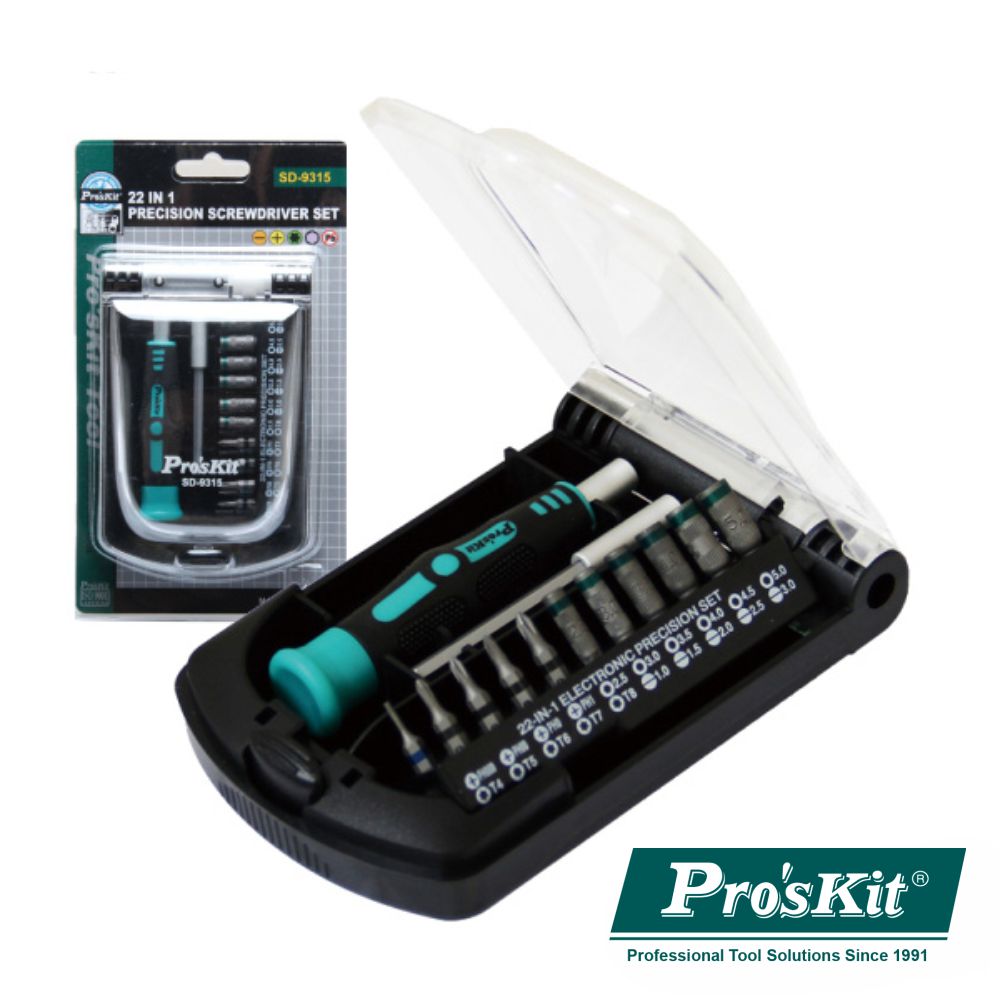 Conjunto De Chave C/ 20 Bits E Extensor Proskit - NOVEDUC Equipamento Laboratório e Formação Profissional