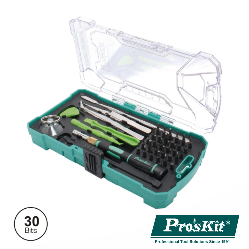 Conjunto De Ferramentas Manutenção Telemoveis Proskit - NOVEDUC Equipamento Laboratório e Formação Profissional