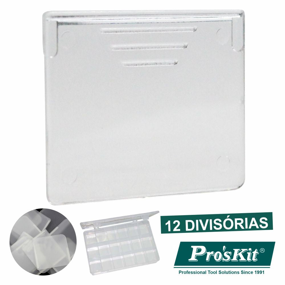 Divisórias P/ Caixa De Armazenamento 203-132E 12X Proskit - NOVEDUC Equipamento Laboratório e Formação Profissional
