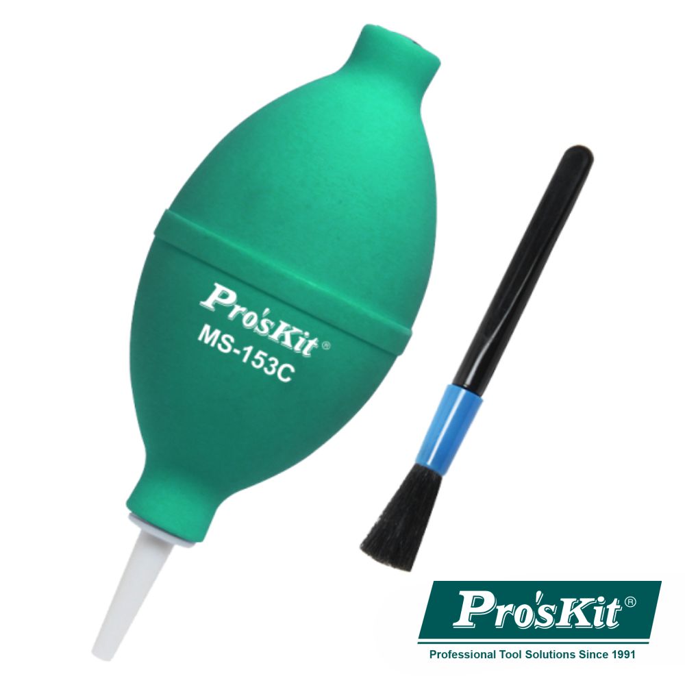 Escova Limpeza C/ Sopro 110Ml Proskit - NOVEDUC Equipamento Laboratório e Formação Profissional