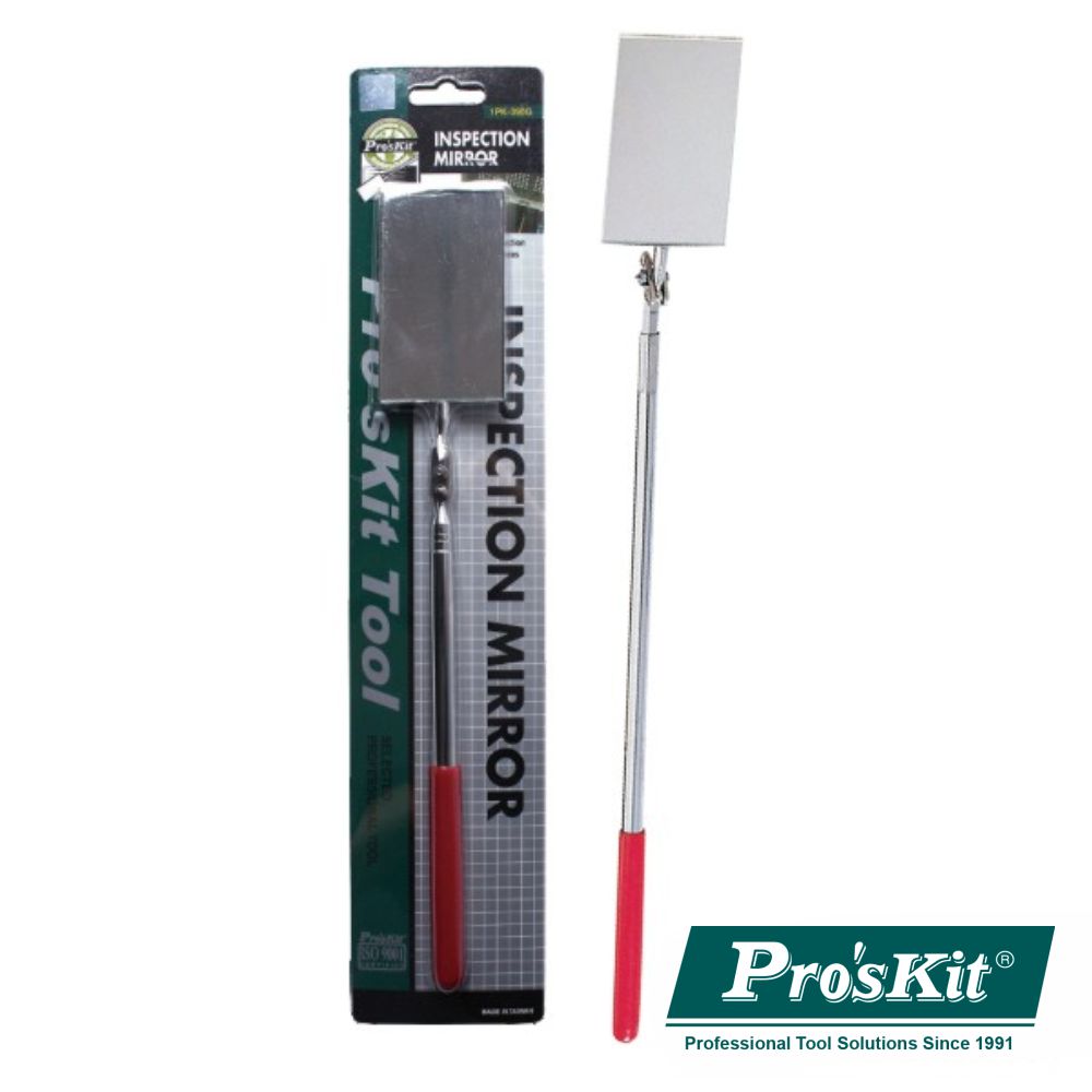 Espelho 50X90Mm Com Extensor 216-490Mm Proskit - NOVEDUC Equipamento Laboratório e Formação Profissional