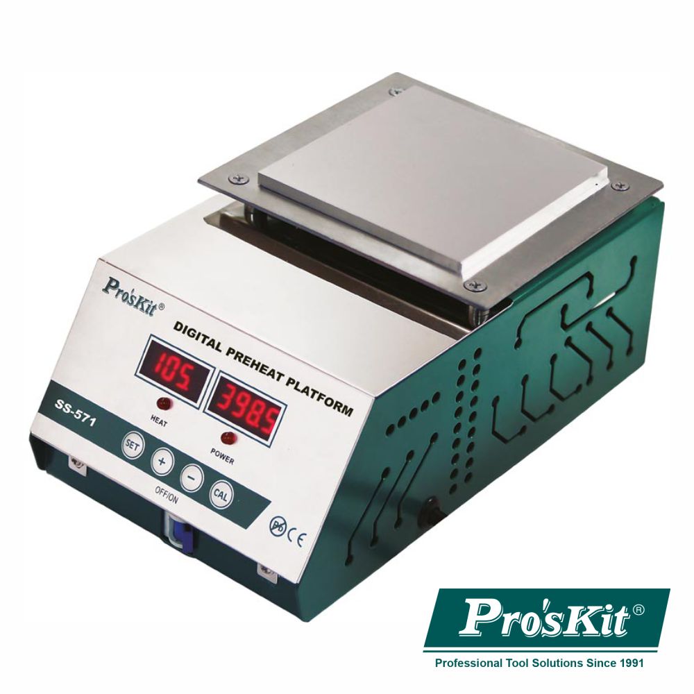 Estação De Preaquecimento Digital Para Pcbs 300W Proskit - NOVEDUC Equipamento Laboratório e Formação Profissional