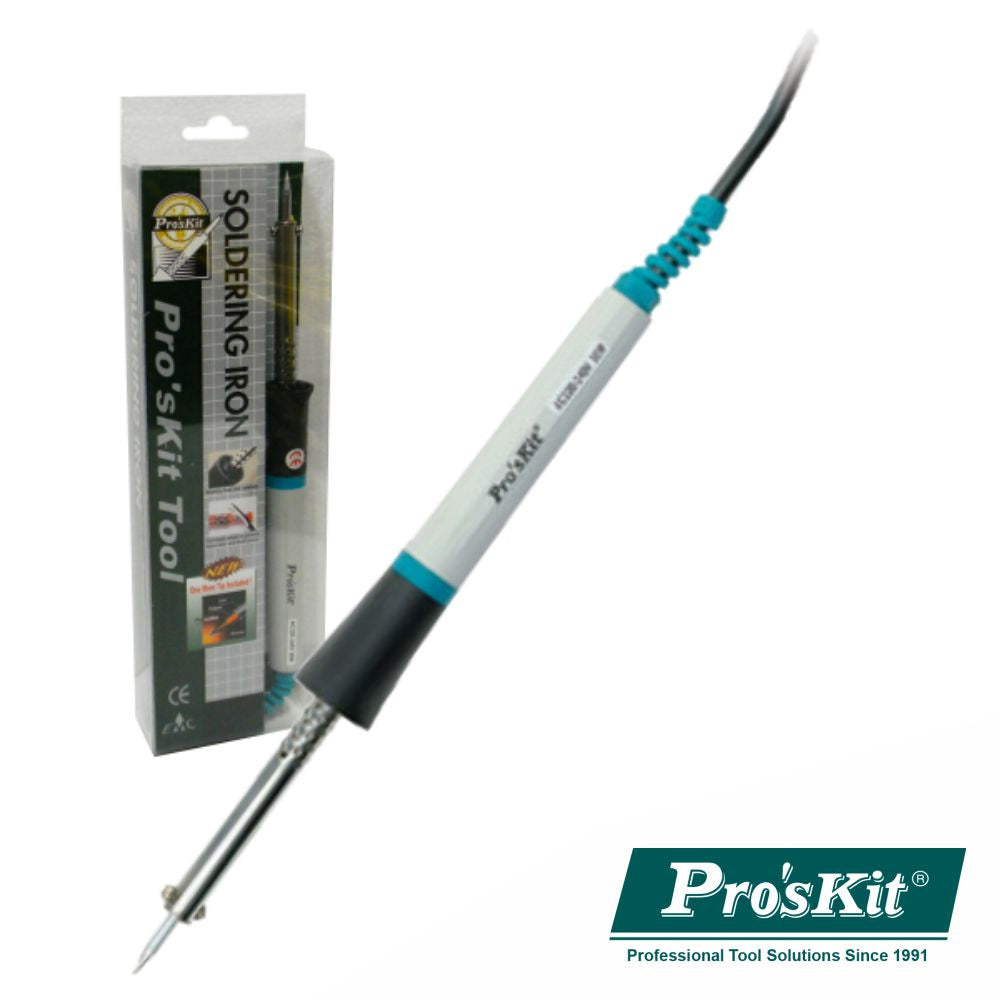 Ferro De Soldar 30W Resistência Cerâmica Ponta Extra Proskit - NOVEDUC Equipamento Laboratório e Formação Profissional