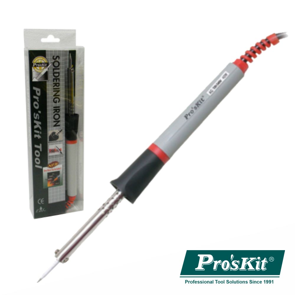 Ferro De Soldar 40W Resistência Cerâmica Proskit - NOVEDUC Equipamento Laboratório e Formação Profissional