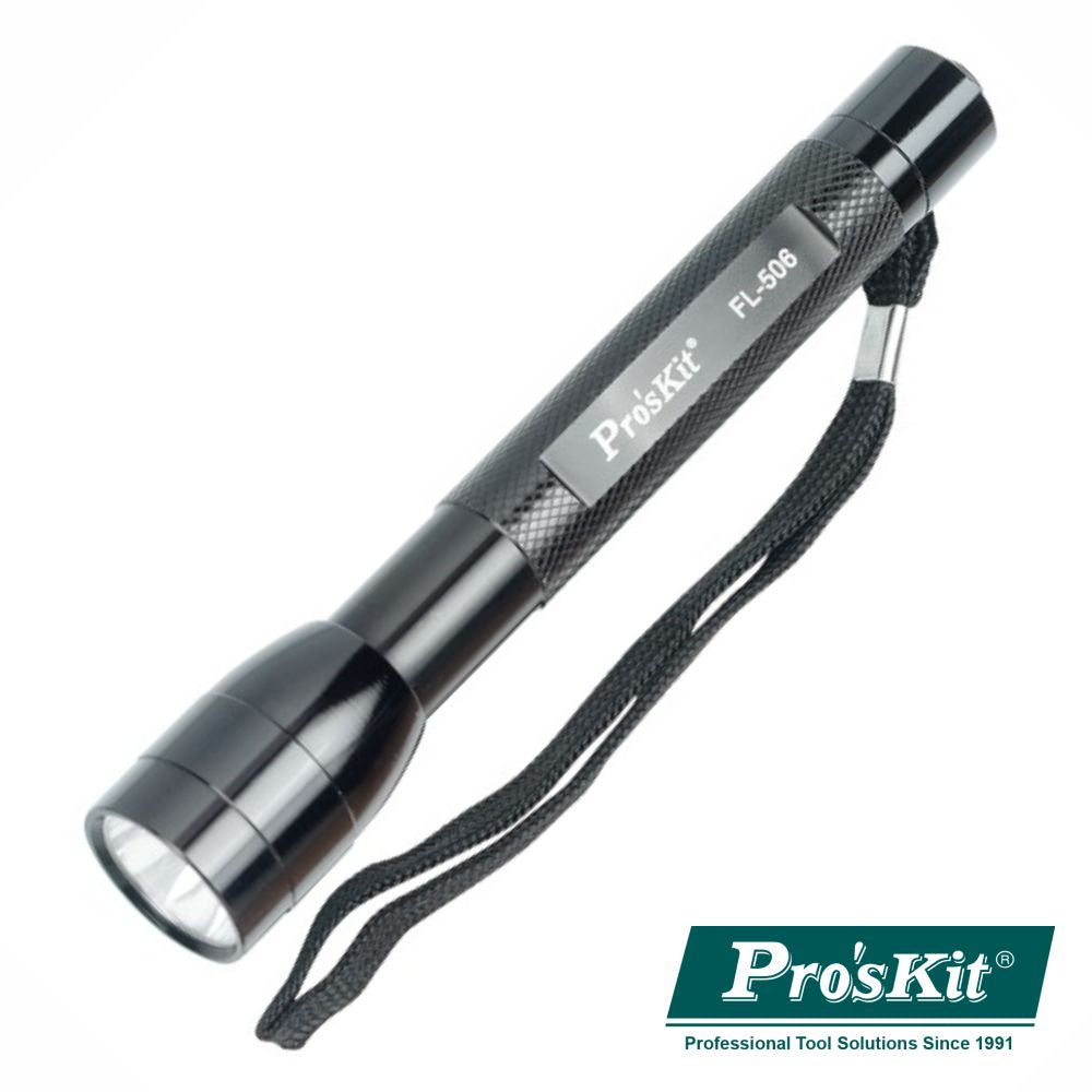 Lanterna Alumínio Led Ø25X150 Proskit - NOVEDUC Equipamento Laboratório e Formação Profissional