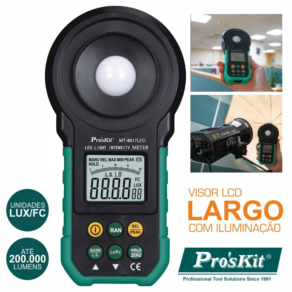 Luxímetro Digital - NOVEDUC Equipamento Laboratório e Formação Profissional