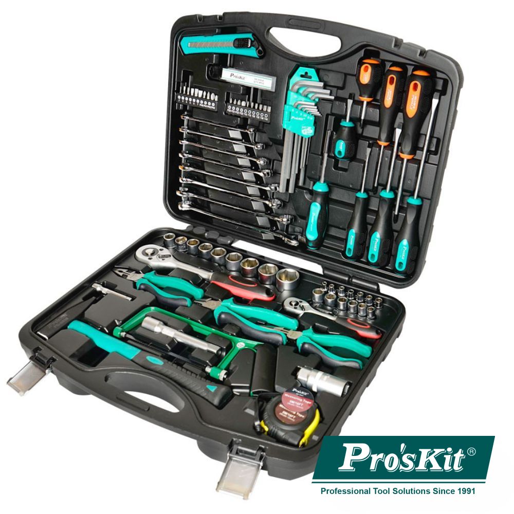 Mala Ferramentas Profissional 71 Peças Proskit - NOVEDUC Equipamento Laboratório e Formação Profissional