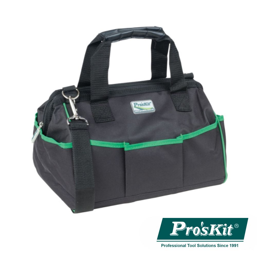 Mala Transporte Ferramentas 14" Poliéster Proskit - NOVEDUC Equipamento Laboratório e Formação Profissional