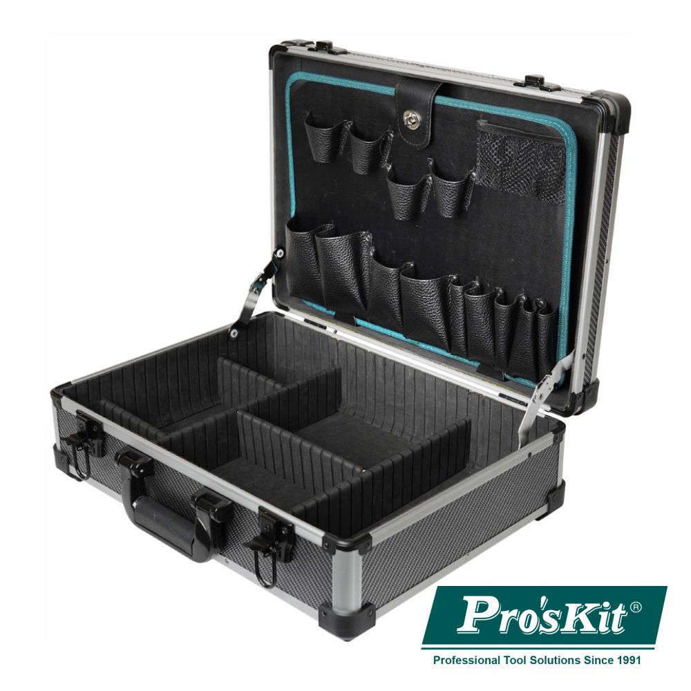 Mala Transporte Ferramentas Em Alumínio Proskit - NOVEDUC Equipamento Laboratório e Formação Profissional