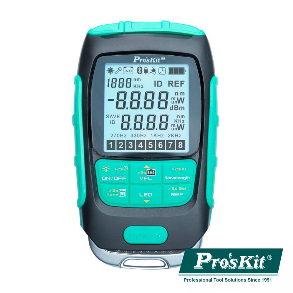 Medidor De Fibra Óptica Proskit - NOVEDUC Equipamento Laboratório e Formação Profissional