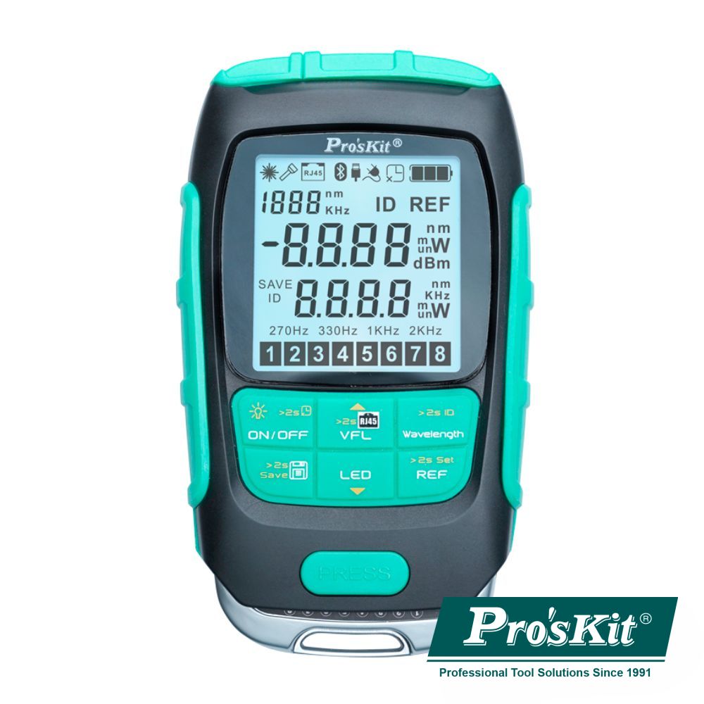 Medidor De Fibra Óptica Proskit - NOVEDUC Equipamento Laboratório e Formação Profissional