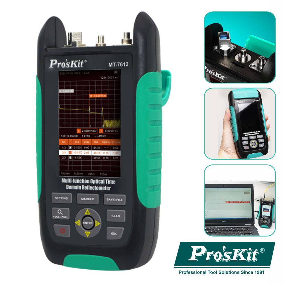 Medidor De Fibra Óptica Proskit - NOVEDUC Equipamento Laboratório e Formação Profissional