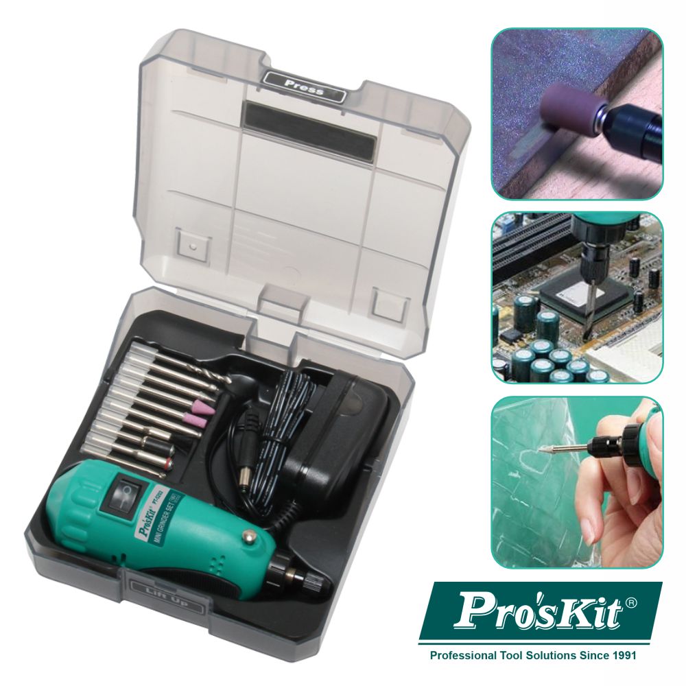 Mini Berbequim Eléctrico Proskit - NOVEDUC Equipamento Laboratório e Formação Profissional