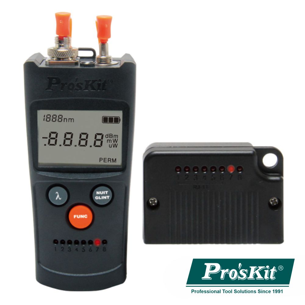 Multímetro C/ Medidor De Fibra Óptica Proskit - NOVEDUC Equipamento Laboratório e Formação Profissional