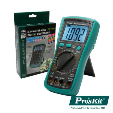 Multímetro Digital 3½ Dígitos Retroiluminado Proskit - NOVEDUC Equipamento Laboratório e Formação Profissional