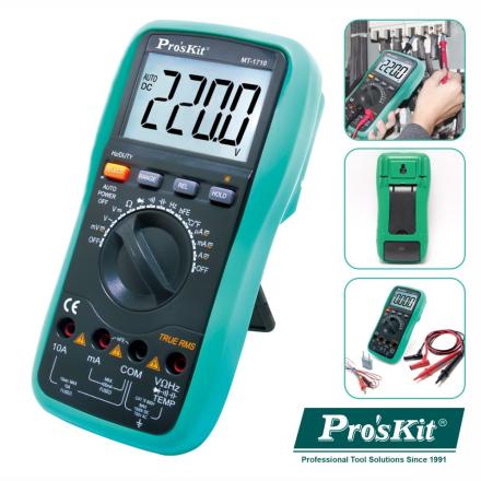 Multímetro Digital 3¾ Dígitos True Rms Proskit - NOVEDUC Equipamento Laboratório e Formação Profissional