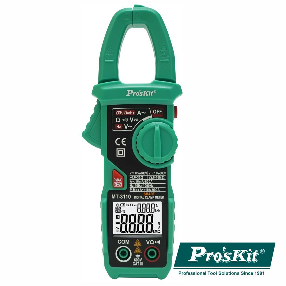 Pinça Amperimétrica Digital Ac/Dc 400A Proskit - NOVEDUC Equipamento Laboratório e Formação Profissional