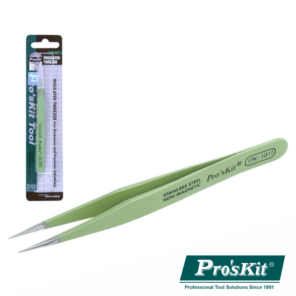 Pinça Anti Estática 120Mm Proskit - NOVEDUC Equipamento Laboratório e Formação Profissional