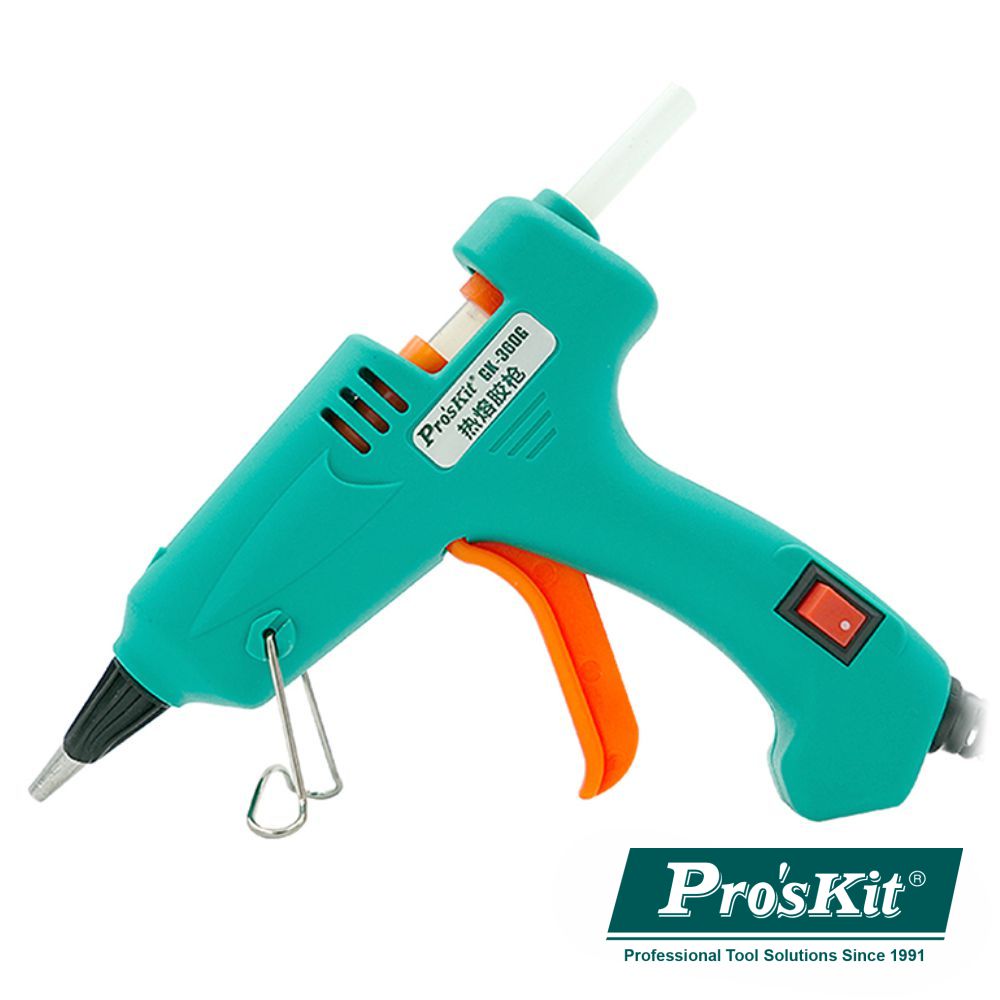 Pistola De Cola Quente 20W C/ 12 Barras Cola Proskit - NOVEDUC Equipamento Laboratório e Formação Profissional