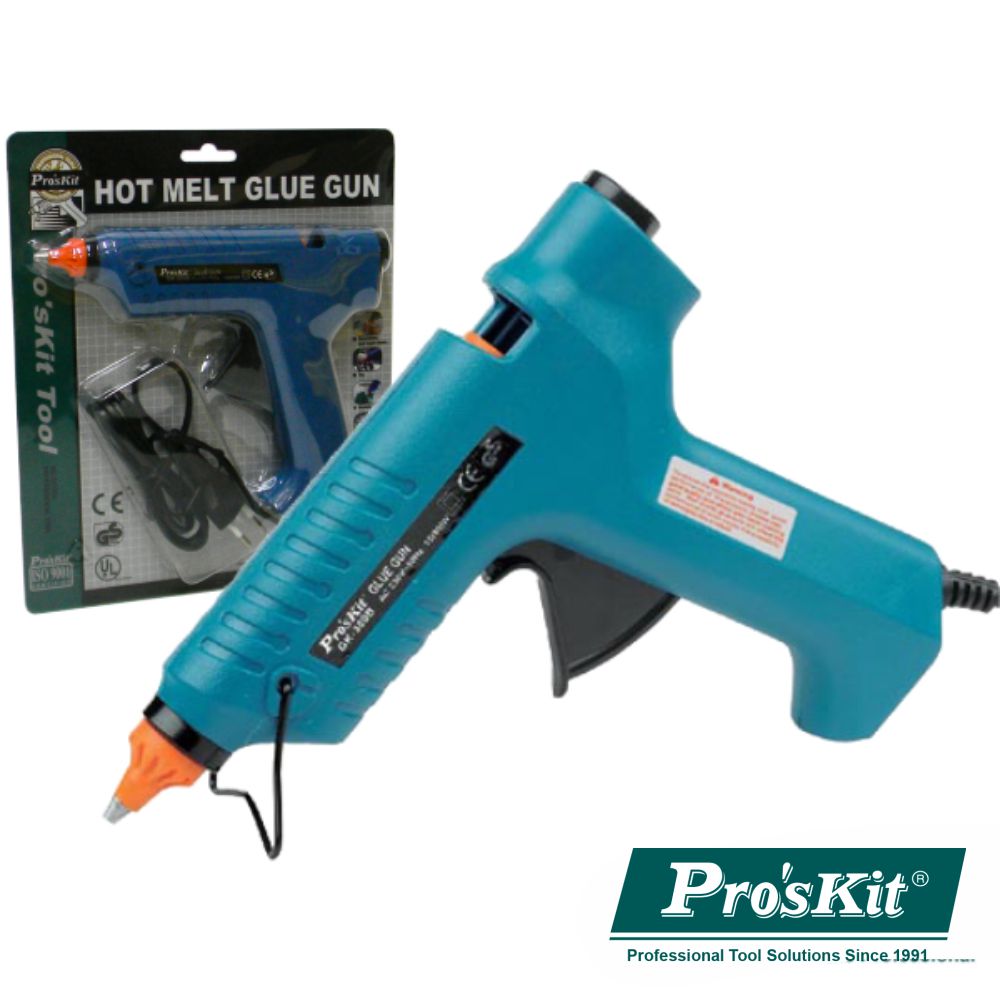 Pistola De Cola Quente 80W Proskit - NOVEDUC Equipamento Laboratório e Formação Profissional