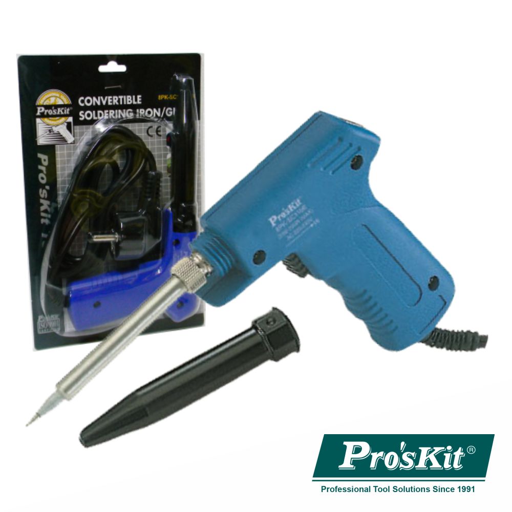 Pistola De Soldar 20/40W C/ Tampa Proteção Proskit - NOVEDUC Equipamento Laboratório e Formação Profissional