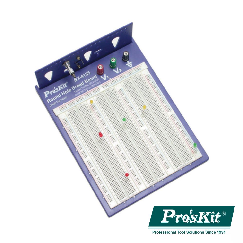 Placa De Ensaio Multifunções C/ 2420 Pontos Proskit - NOVEDUC Equipamento Laboratório e Formação Profissional