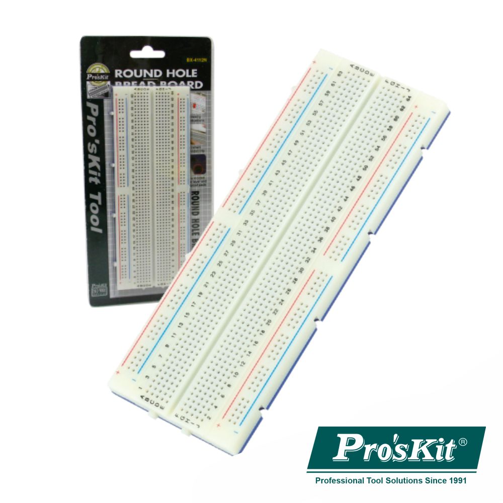 Placa De Ensaio Multifunções C/ 840 Pontos Proskit - NOVEDUC Equipamento Laboratório e Formação Profissional