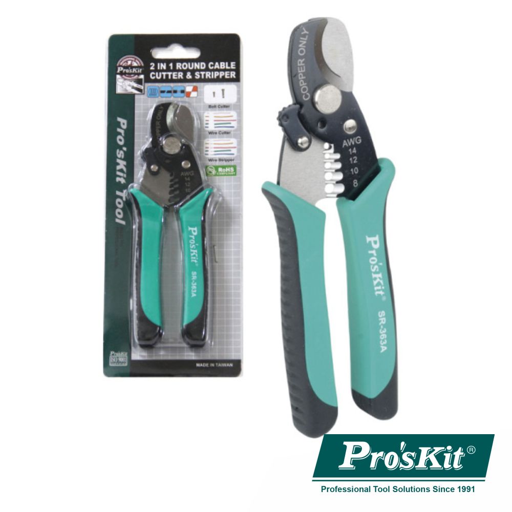 Tesoura Multifunções C/ Descarnador 168Mm Proskit - NOVEDUC Equipamento Laboratório e Formação Profissional