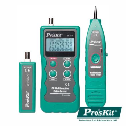 Testador De Cabos/Continuidade  Gerador De Tons Proskit - NOVEDUC Equipamento Laboratório e Formação Profissional