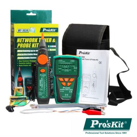 Testador De Cabos/Continuidade  Gerador De Tons Proskit - NOVEDUC Equipamento Laboratório e Formação Profissional