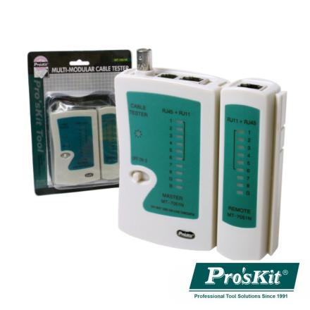 Testador De Cabos Rede Multi Modulares Proskit - NOVEDUC Equipamento Laboratório e Formação Profissional
