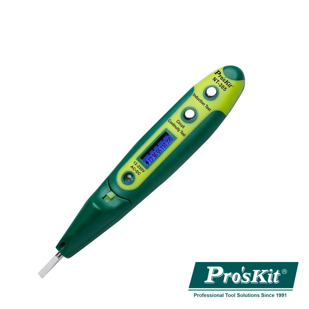 Testador De Voltagem Proskit - NOVEDUC Equipamento Laboratório e Formação Profissional