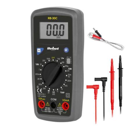 Multímetro Digital 3½ Dígitos - NOVEDUC Equipamento Laboratório e Formação Profissional