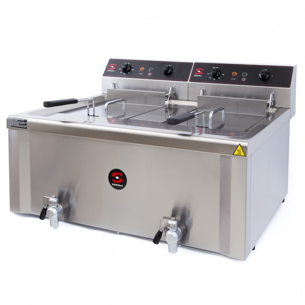 Fritadeira Industrial FE - 12+12 - NOVEDUC Equipamento Laboratório e Formação Profissional0655130127