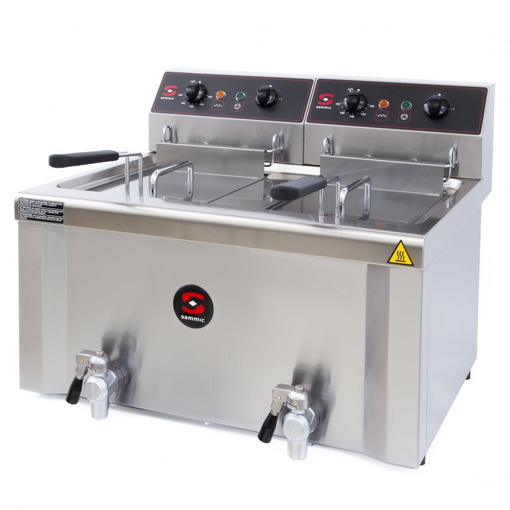 Fritadeira Industrial FE - 8+8 - NOVEDUC Equipamento Laboratório e Formação Profissional0655130118