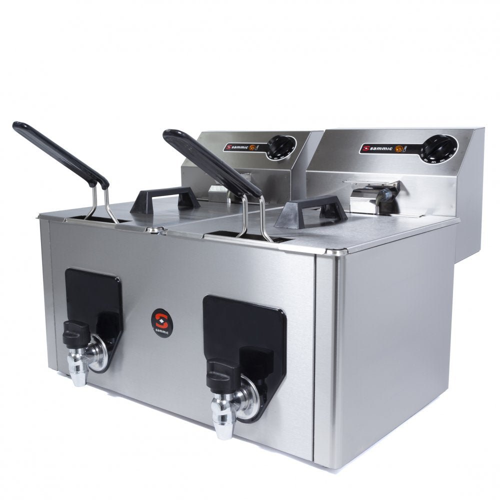Fritadeira Industrial PF - 10+10 (1~) - NOVEDUC Equipamento Laboratório e Formação Profissional0655130148